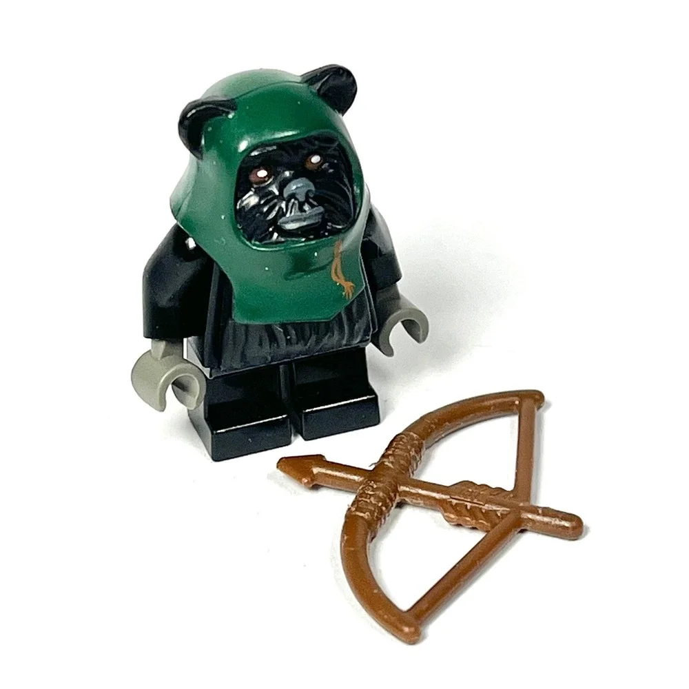 LEGO Star Wars Tokkat Ewok Minifigure sw0339 Endor Attack 7956 Mini Fig Bow